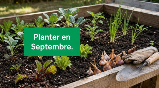 Récolte du potager le 8 septembre : haricots, maïs doux, courgettes, tomates et laitue Lollo rosso